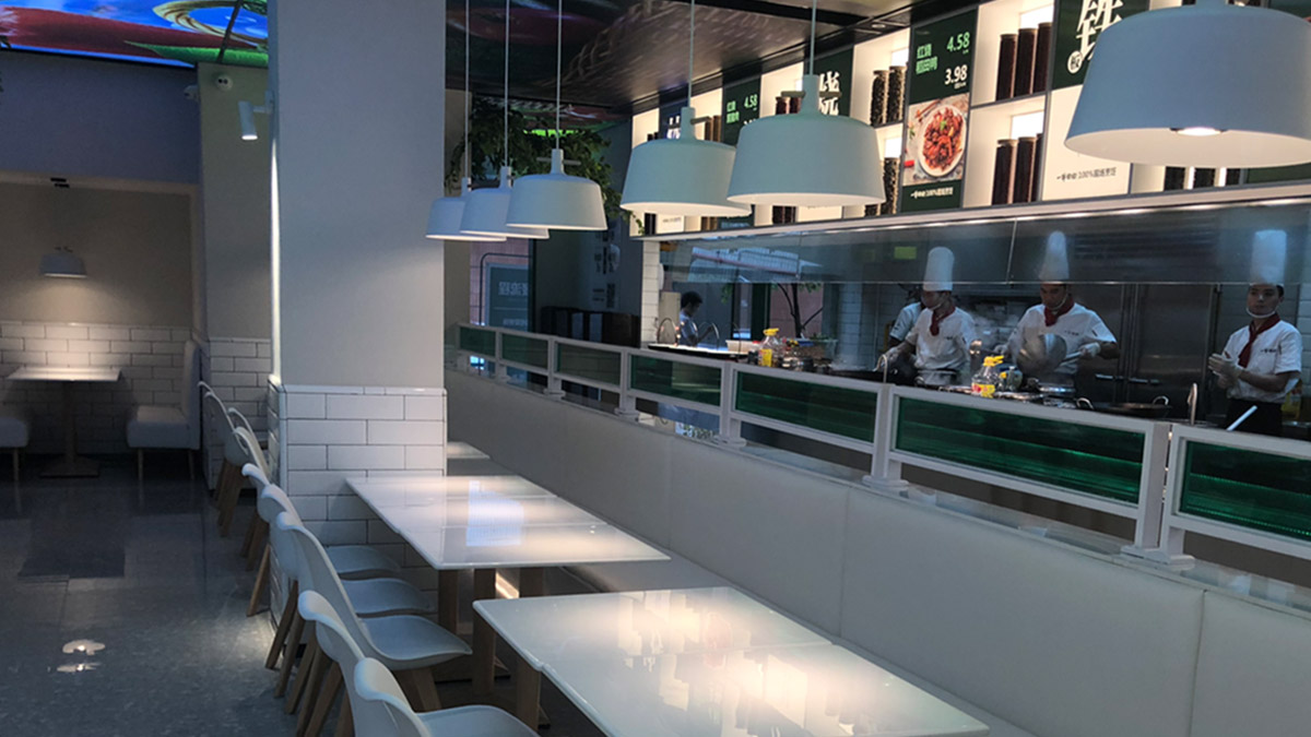 一半田園用餐區(qū)燈光設(shè)計方案展示
