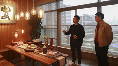 吉安高新科技園區(qū)領(lǐng)導(dǎo)，參訪神話