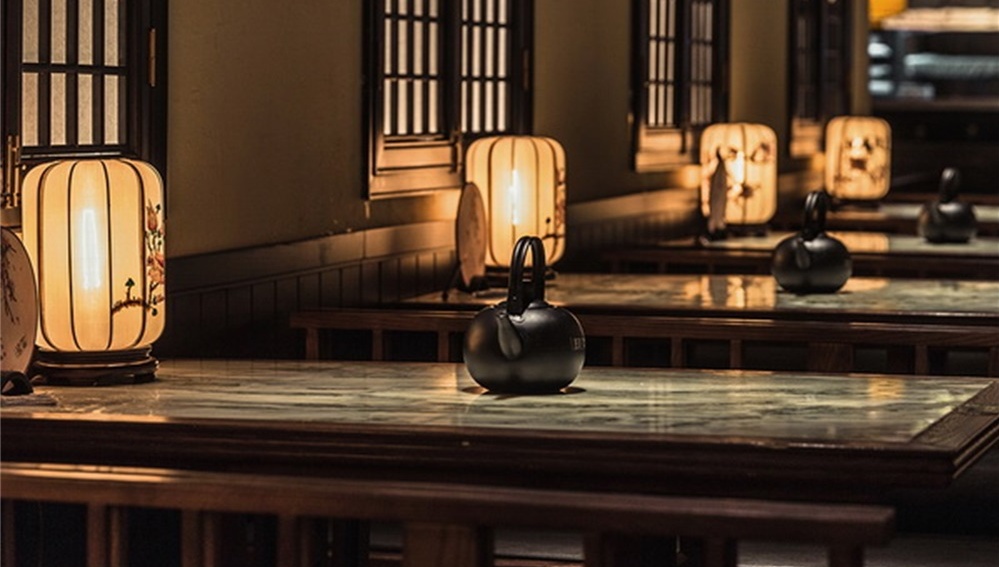 桃花里綠茶 | 商業(yè)餐飲照明空間，人面桃花相映紅